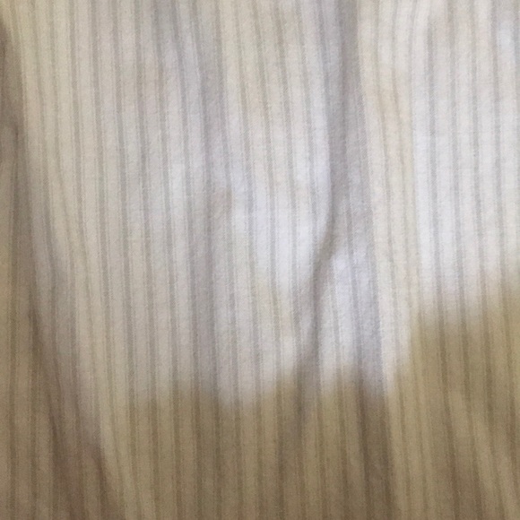 Off the shoulder white striped top - Picture 2 of 3